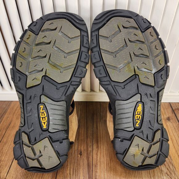 Keen Newport Classic Sandals Men\'s 8.5 Bison Brown Leather Hiking Shoes 1001870 main image 3